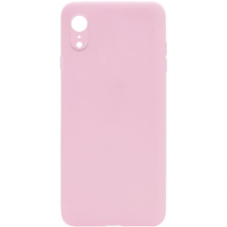 Силиконовый чехол Candy Full Camera для Apple iPhone XR (6.1'') Розовый (16455)
