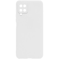 Силиконовый чехол Candy Full Camera для Samsung Galaxy A12 Білий (16515)