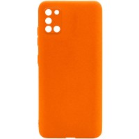 Силиконовый чехол Candy Full Camera для Samsung Galaxy A31 Оранжевый (16526)