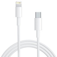Дата кабель Foxconn для Apple iPhone Type-C to Lightning  (AAA grade) (1m) (тех.пак) Білий (15498)