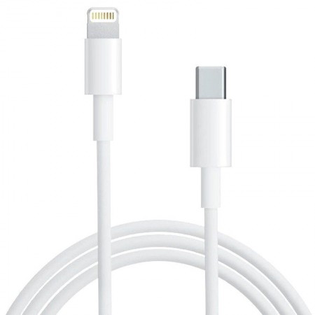 Дата кабель Foxconn для Apple iPhone Type-C to Lightning  (AAA grade) (1m) (box) Белый (16541)