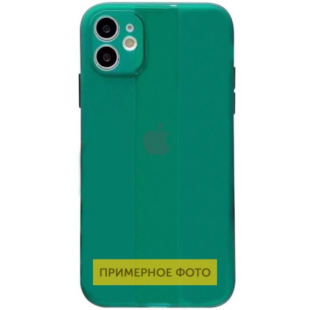 Чехол TPU Glossy Line Full Camera для Apple iPhone 12 Pro Max (6.7'') Зелений (17080)