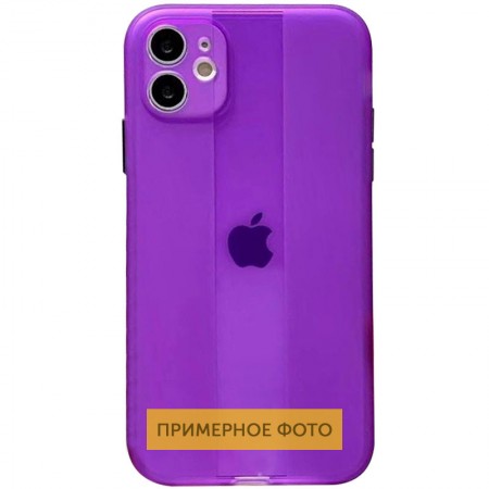 Чехол TPU Glossy Line Full Camera для Apple iPhone 12 Pro Max (6.7'') Бузковий (17083)