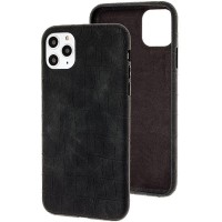 Кожаный чехол Croco Leather для Apple iPhone 11 Pro (5.8'') Черный (16066)