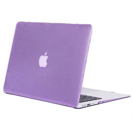 Чехол-накладка Matte Shell для Apple MacBook Pro touch bar 15 (2016/18) (A1707 / A1990) Фиолетовый (18151)