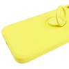 Чехол TPU Candy Ring Full Camera для Apple iPhone 12 (6.1'') Желтый (19935)