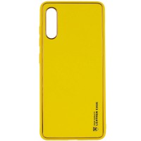 Кожаный чехол Xshield для Samsung Galaxy A50 (A505F) / A50s / A30s Желтый (30593)