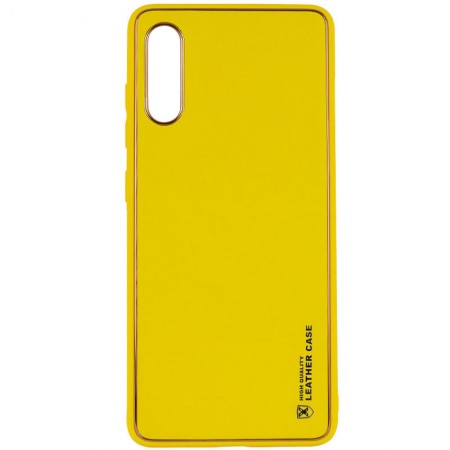 Кожаный чехол Xshield для Samsung Galaxy A50 (A505F) / A50s / A30s Жовтий (30593)