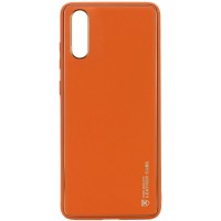 Кожаный чехол Xshield для Samsung Galaxy A50 (A505F) / A50s / A30s Оранжевый (30596)