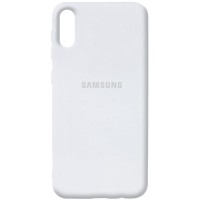 Чехол Silicone Cover Full Protective (AA) для Samsung Galaxy A02 Білий (18551)