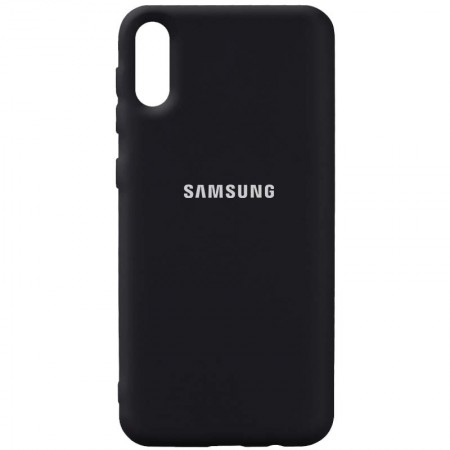 Чехол Silicone Cover Full Protective (AA) для Samsung Galaxy A02 Чорний (18564)