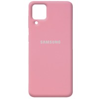 Чехол Silicone Cover Full Protective (AA) для Samsung Galaxy A12 Рожевий (18589)