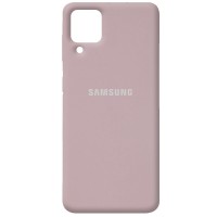 Чехол Silicone Cover Full Protective (AA) для Samsung Galaxy A12 Сірий (18590)