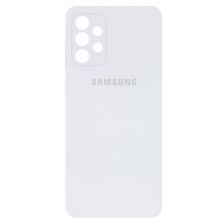 Чехол Silicone Cover Full Camera (AA) для Samsung Galaxy A32 4G Белый (18597)