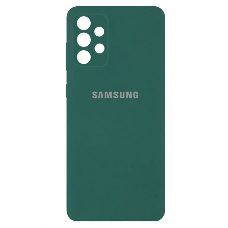 Чехол Silicone Cover Full Camera (AA) для Samsung Galaxy A32 4G Зелёный (18601)