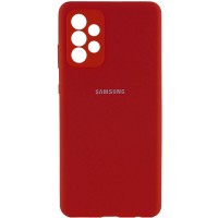 Чохол Silicone Cover Full Camera (AA) для Samsung Galaxy A32 4G Красный (38227)