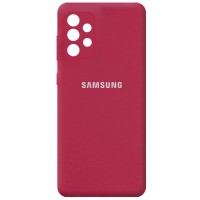 Чехол Silicone Cover Full Camera (AA) для Samsung Galaxy A32 4G Червоний (18602)