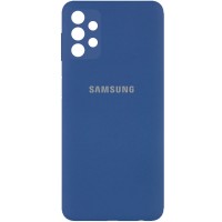 Чехол Silicone Cover Full Camera (AA) для Samsung Galaxy A32 4G Синій (18795)