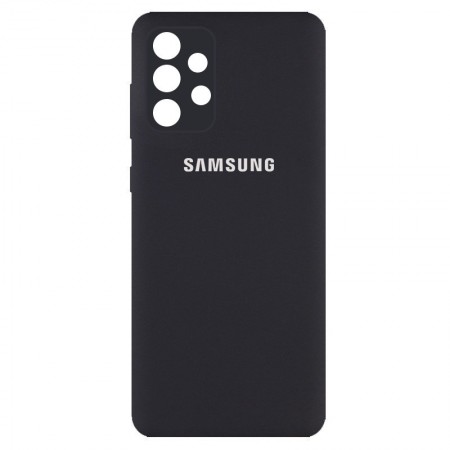 Чехол Silicone Cover Full Camera (AA) для Samsung Galaxy A32 4G Черный (18611)