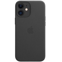 Кожаный чехол Leather Case (AAA) для Apple iPhone 11 (6.1'') Чорний (19967)