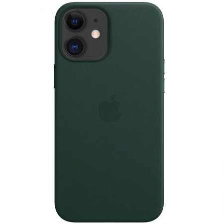 Кожаный чехол Leather Case (AAA) для Apple iPhone 11 (6.1'') Зелёный (19969)