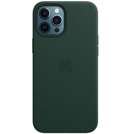 Кожаный чехол Leather Case (AAA) для Apple iPhone 11 Pro Max (6.5'') Зелений (19978)
