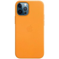 Кожаный чехол Leather Case (AAA) для Apple iPhone 11 Pro Max (6.5'') Жовтий (20771)