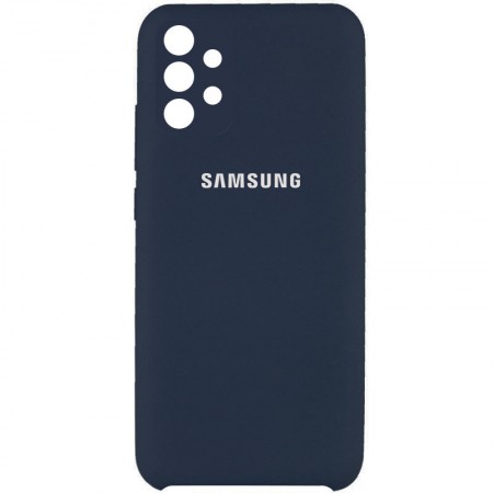 Чехол Silicone Cover Full Camera (AAA) для Samsung Galaxy A72 4G / A72 5G Синий (17716)