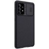 Карбоновая накладка Nillkin Camshield (шторка на камеру) для Samsung Galaxy A72 4G / A72 5G Чорний (29732)