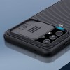 Карбоновая накладка Nillkin Camshield (шторка на камеру) для Samsung Galaxy A72 4G / A72 5G Черный (29732)