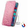 Кожаный чехол книжка GETMAN Mandala (PU) для ZTE Blade V2020 Smart Рожевий (18179)