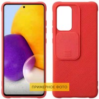 Чехол Camshield TPU со шторкой защищающей камеру для TECNO Spark 6 Go Красный (19058)