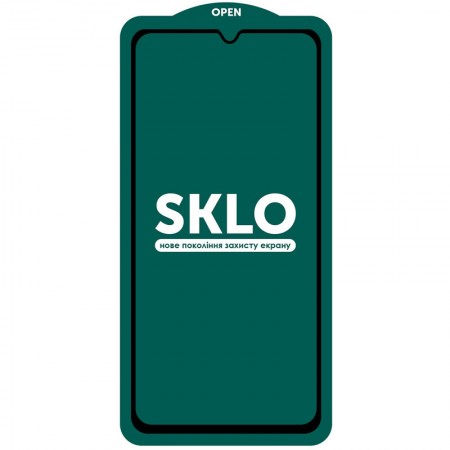 Защитное стекло SKLO 5D (full glue) (тех.пак) для Xiaomi Redmi K40 / K40 Pro/K40 Pro+/Poco F3/Mi 11i Черный (19503)