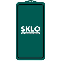 Защитное стекло SKLO 5D (full glue) (тех.пак) для Realme 7 Pro Черный (20814)