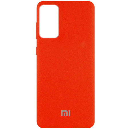 Чехол Silicone Cover Full Protective (AA) для Xiaomi Redmi Note 10 Pro Помаранчевий (19759)