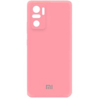 Чехол Silicone Cover My Color Full Camera (A) для Xiaomi Redmi Note 10 / Note 10s Розовый (20460)