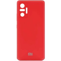 Чехол Silicone Cover My Color Full Camera (A) для Xiaomi Redmi Note 10 Pro Червоний (20471)