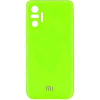 Чехол Silicone Cover My Color Full Camera (A) для Xiaomi Redmi Note 10 Pro Салатовый (20474)