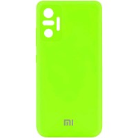 Чехол Silicone Cover My Color Full Camera (A) для Xiaomi Redmi Note 10 Pro Салатовий (20474)