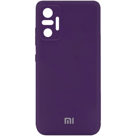 Чехол Silicone Cover My Color Full Camera (A) для Xiaomi Redmi Note 10 Pro Фиолетовый (20478)