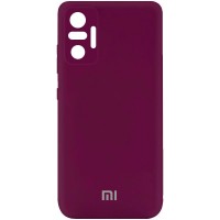 Чехол Silicone Cover My Color Full Camera (A) для Xiaomi Redmi Note 10 Pro Червоний (20468)