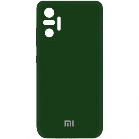 Чехол Silicone Cover My Color Full Camera (A) для Xiaomi Redmi Note 10 Pro Зелёный (20470)