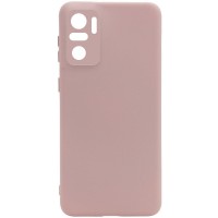 Чехол Silicone Cover Full Camera without Logo (A) для Xiaomi Redmi Note 10 Розовый (19774)