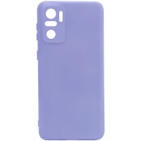Чехол Silicone Cover Full Camera without Logo (A) для Xiaomi Redmi Note 10 Сиреневый (19776)