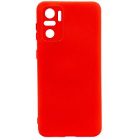 Чехол Silicone Cover Full Camera without Logo (A) для Xiaomi Redmi Note 10 Красный (19772)
