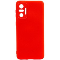 Чехол Silicone Cover Full Camera without Logo (A) для Xiaomi Redmi Note 10 Pro Красный (19782)