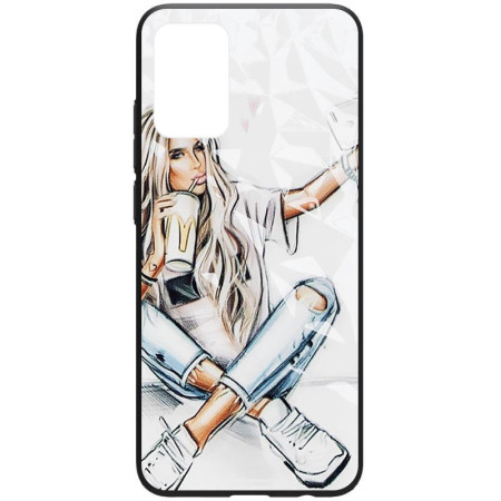 TPU+PC чехол Prisma Ladies для Samsung Galaxy A32 4G З малюнком (18198)