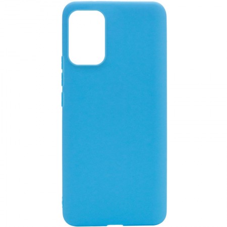 Силиконовый чехол Candy для Xiaomi Redmi Note 10 Голубой (18391)