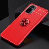 TPU чехол Deen ColorRing под магнитный держатель (opp) для Xiaomi Redmi Note 10 Красный (18422)
