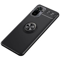 TPU чехол Deen ColorRing под магнитный держатель (opp) для Xiaomi Redmi Note 10 Чорний (18426)